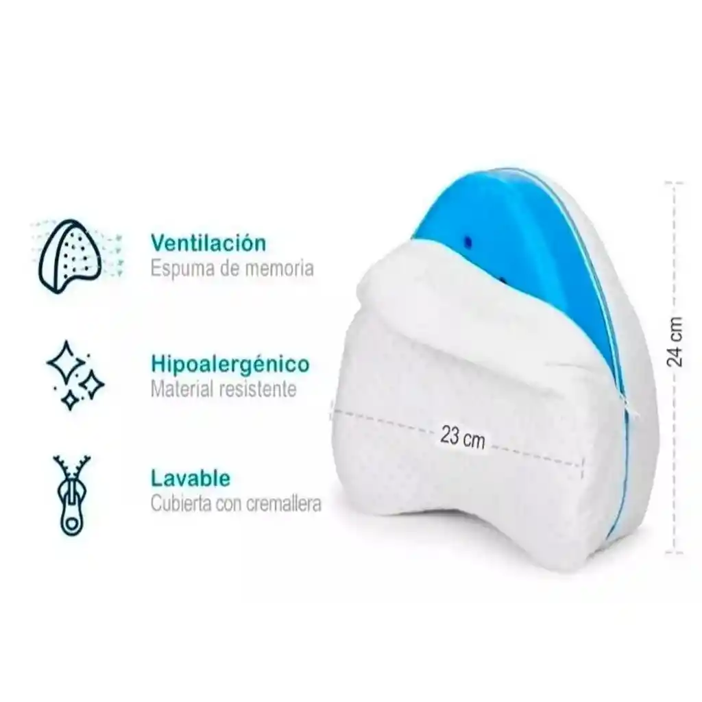 Cojín Almohada Ergonómica En Forma De Corazón Para Piernas Y Rodillas