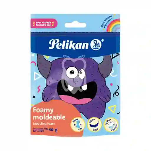 Foamy Moldeable 50 G Morado Pelikan