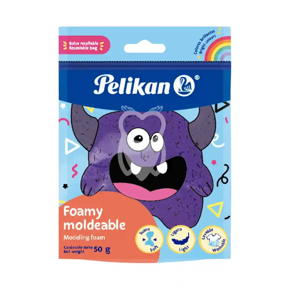 Foamy Moldeable 50 G Morado Pelikan