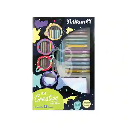 Set Creativo Edicion Metalico Sams Pelikan