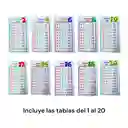 Llavero Didáctico Educativo Tablas De Multiplicar