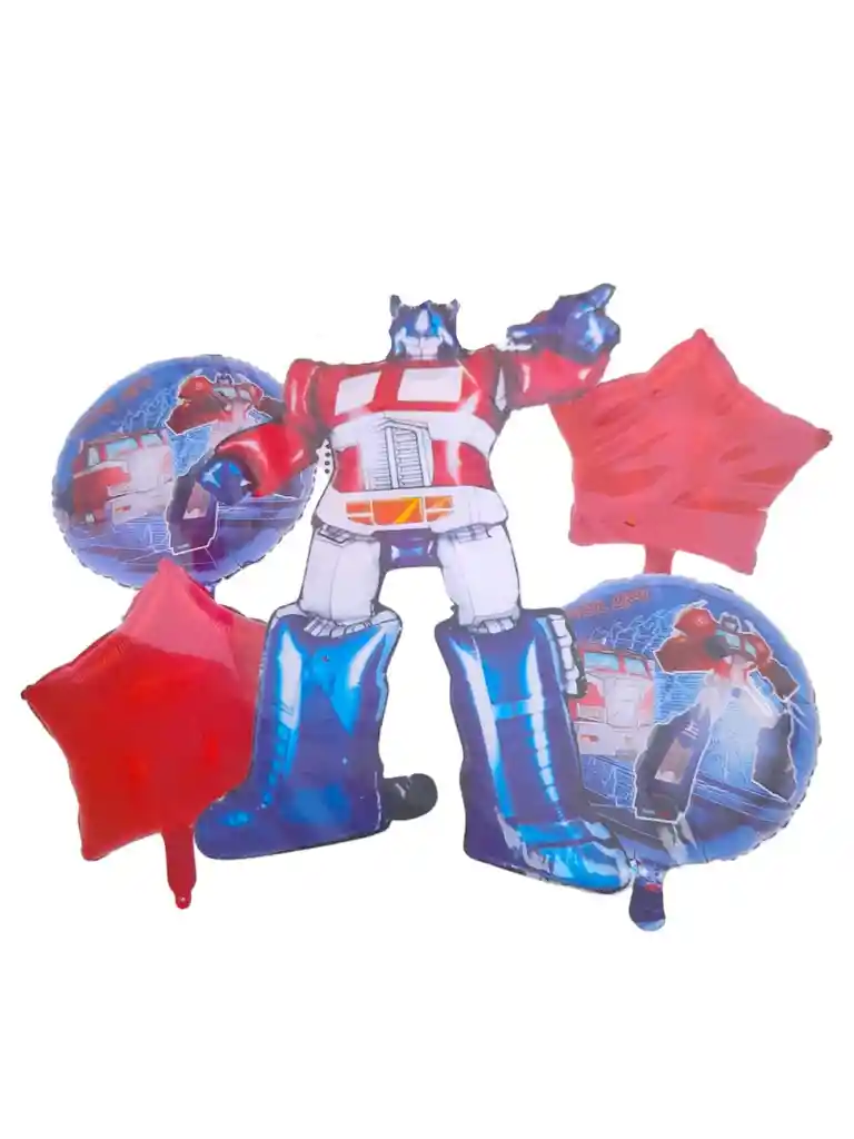 Globos De Transformers Optimus Prime Para Fiestas Y Cumpleaños