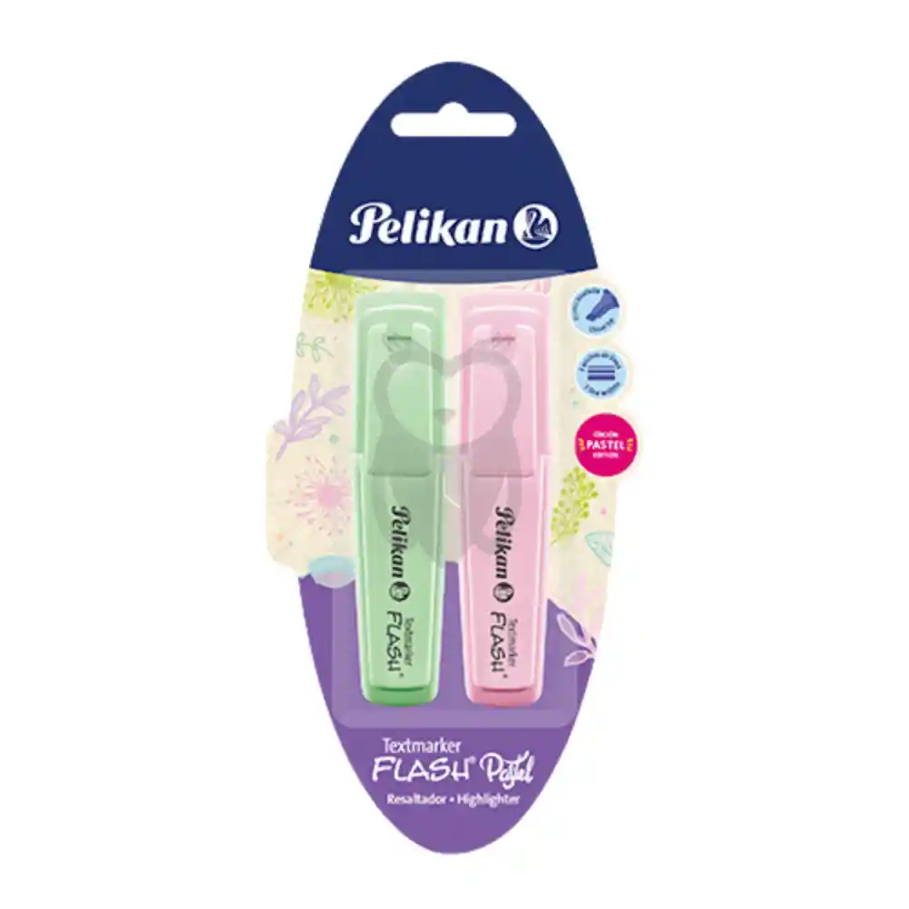 Resaltadores Signal Pastel Mint X 2 Pelikan