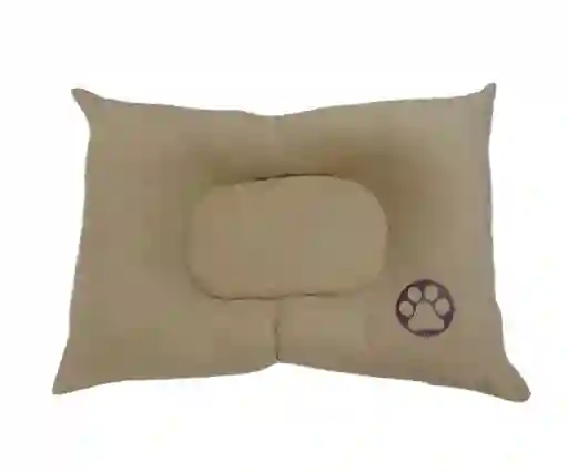 Colchon Premium Gigante Huella Bordada Beige