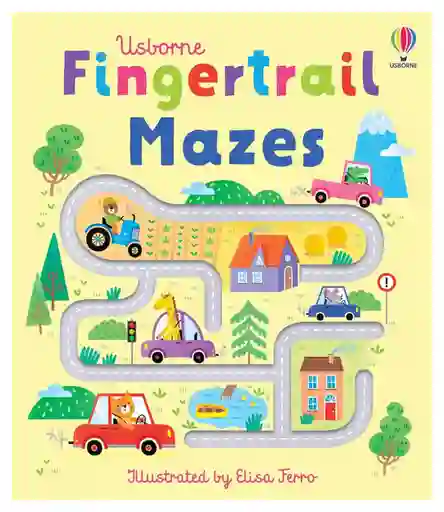 Libro Infantil Fingertrail Mazes Para Exploradores Niños