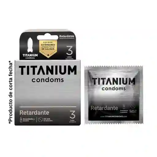 Condones Retardantes X3 Titanium