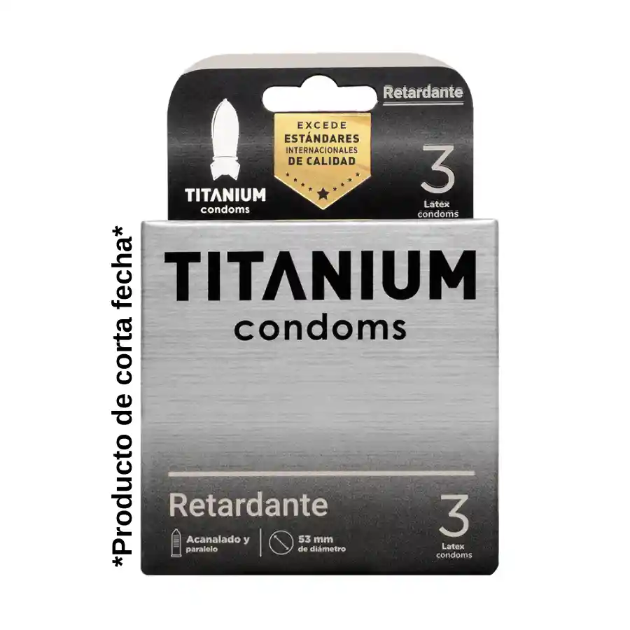 Condones Retardantes X3 Titanium