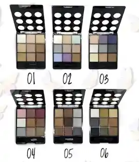 Sombras Mini De 9 Tonos Colores Fantasía