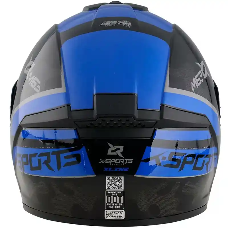 Casco X-sports M63 Comander Blue