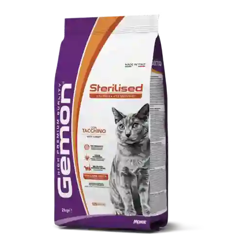 Alimento Seco Para Gatos Adultos Gemon X 2 Kg