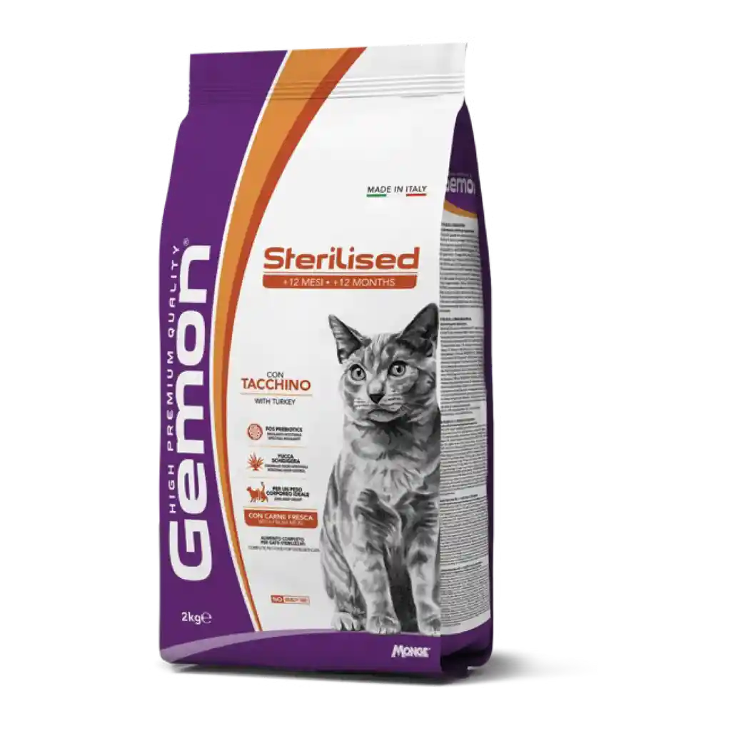 Alimento Seco Para Gatos Adultos Gemon X 2 Kg