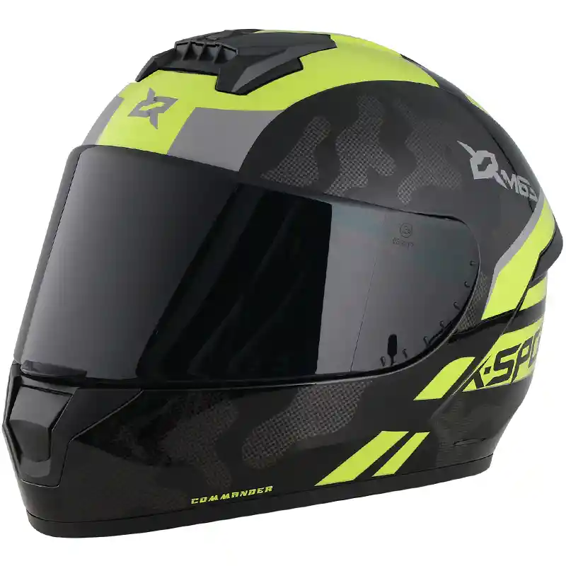 Casco X-sports M63 Comander Fluor Talla M