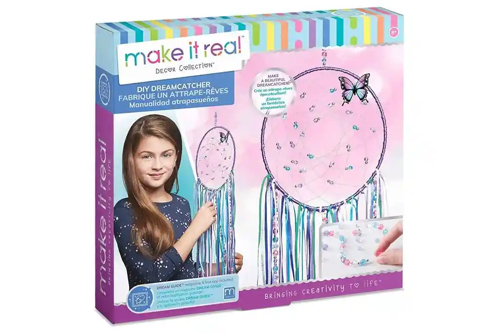 Set De Manualidad Crea Tu Atrapasueños Colorido Para Niñas