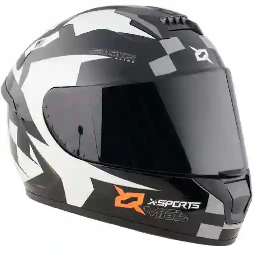 Casco X-sports M63 Geminis Black White Talla M