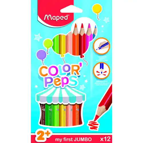 Colores Maped Jumbo X12