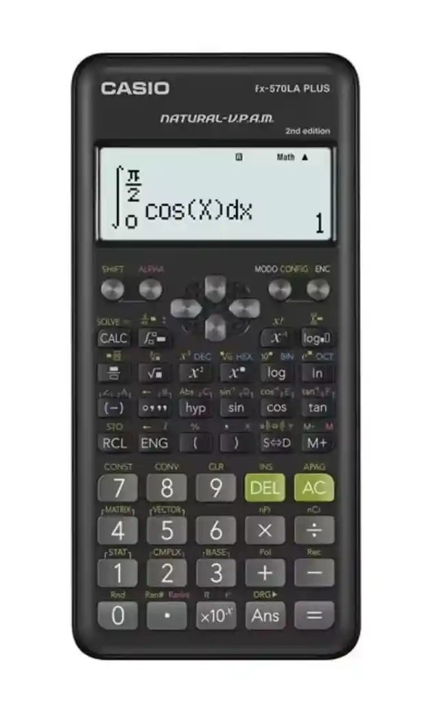 Calculadora Científica Casio Fx 570es Plus 417 Funciones Original