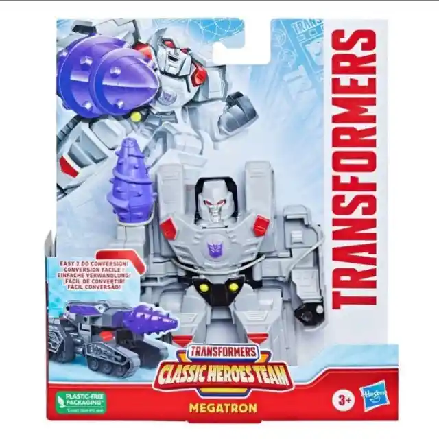 Transformers Classic Heroes Team Bot To Vehicle Megatron Action Figure