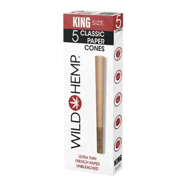 Wild Hemp - Conos - Hemp Kings Regular Paper X 5 Unid