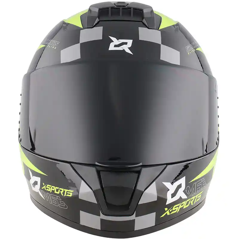 Casco X-sports M63 Geminis Black Fluor Talla M