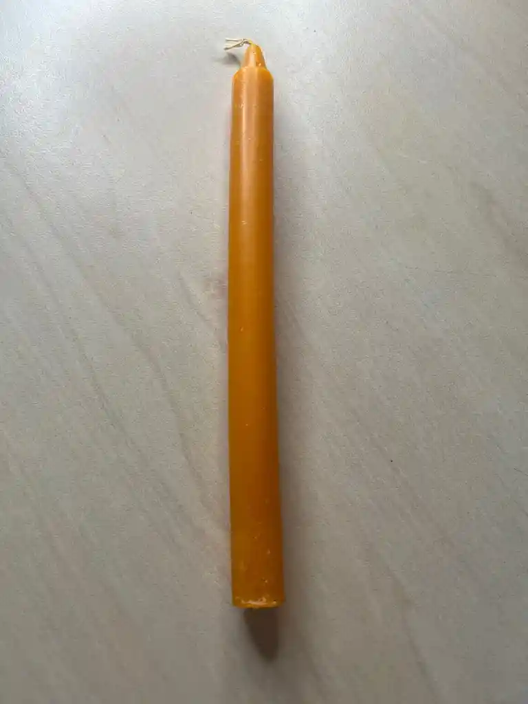 Vela Delgada Y Larga (19cm Y Colores)