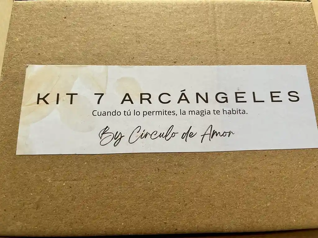 Kit De Activadores Auricos De Los 7 Arcangeles (20 Ml Cada Uno)