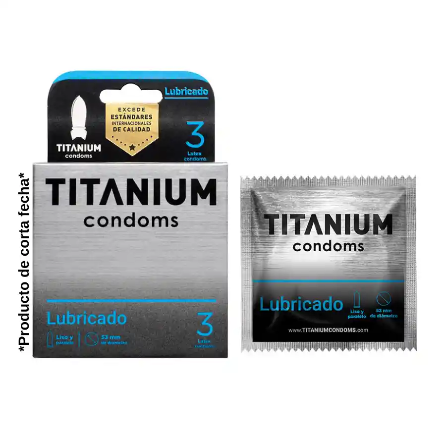 Condones Lubricados X3 Titanium