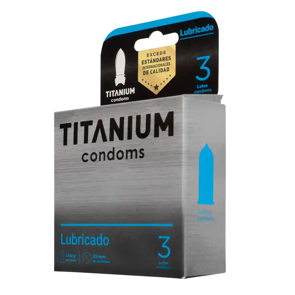 Condones Lubricados X3 Titanium