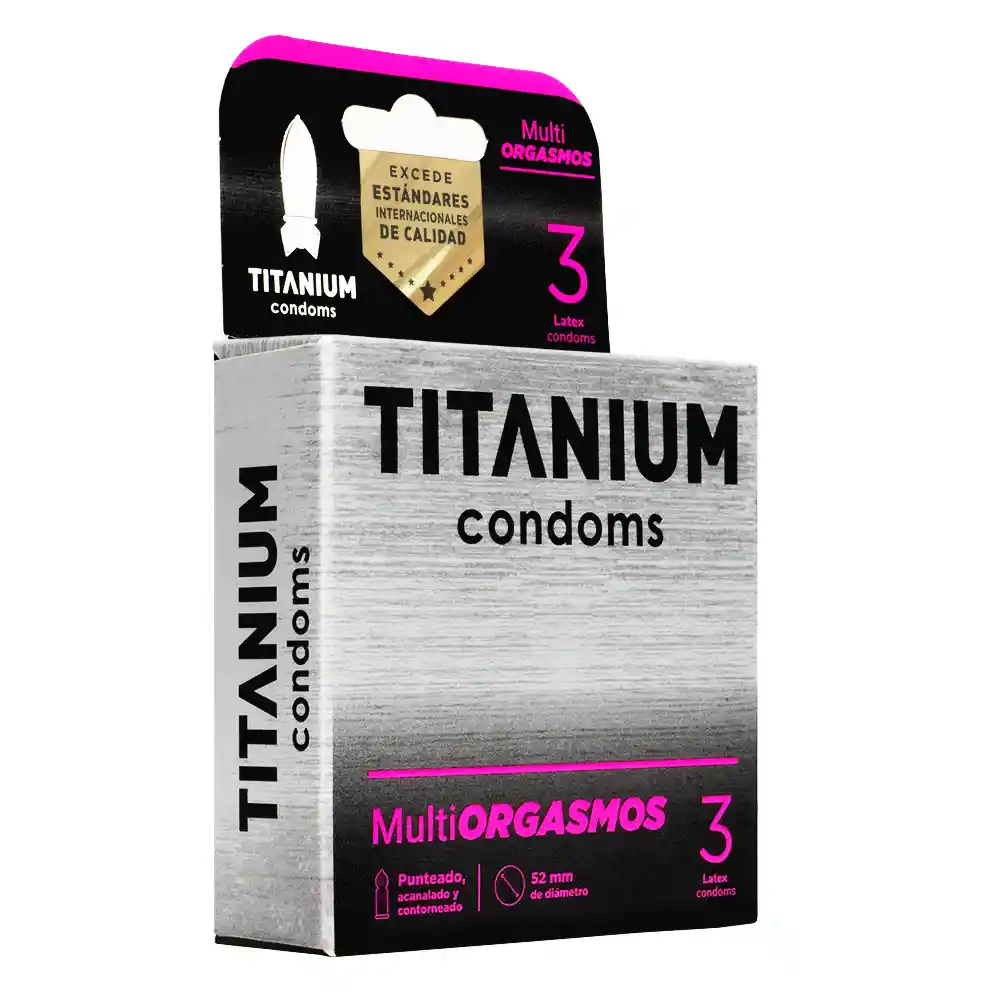 Condones Multiorgasmos X3 Titanium