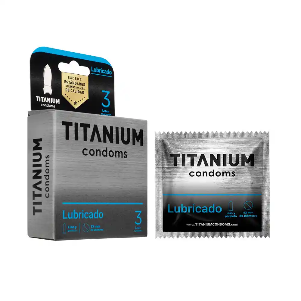 Condones Lubricados X3 Titanium