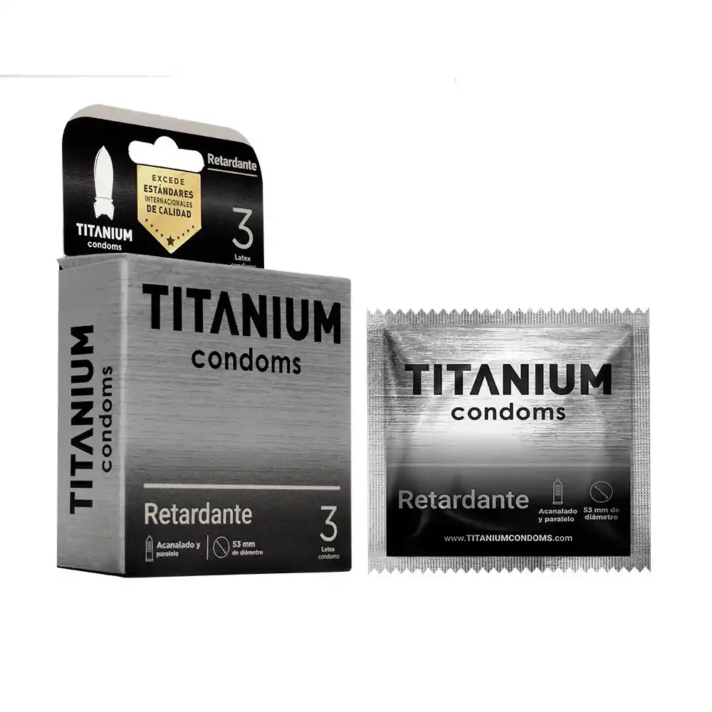 Condones Retardantes X3 Titanium