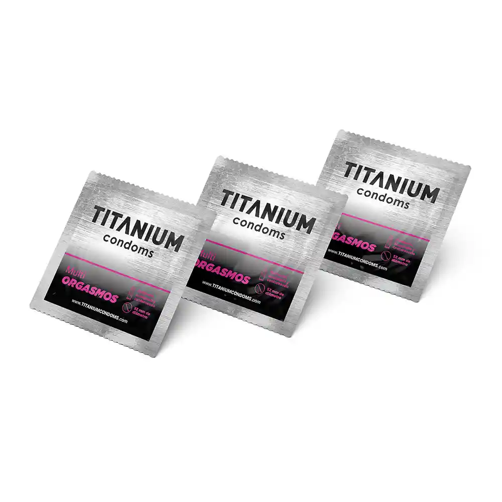 Condones Multiorgasmos X3 Titanium