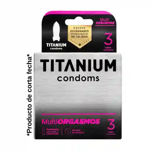 Condones Multiorgasmos X3 Titanium