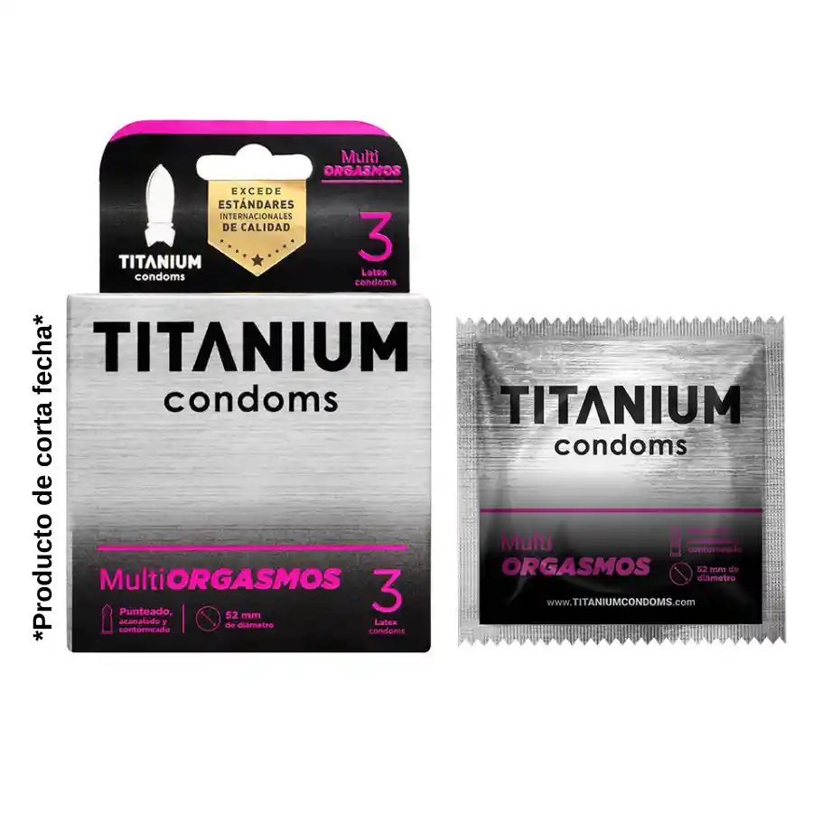 Condones Multiorgasmos X3 Titanium