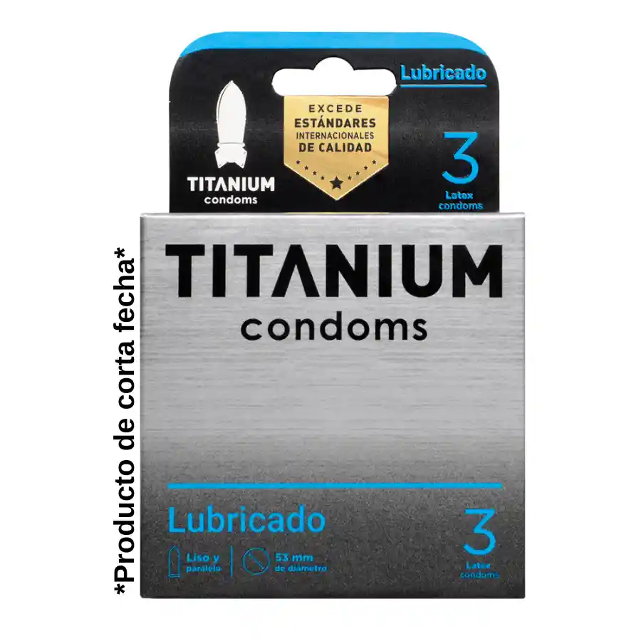 Condones Lubricados X3 Titanium