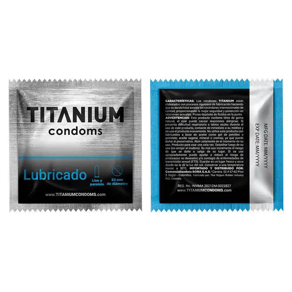 Condones Lubricados X3 Titanium