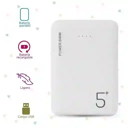 Cargador Portátil Para Celular Macaroon Klgo 5.000mah