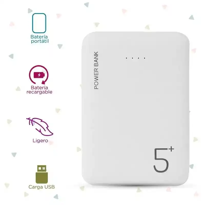 Cargador Portátil Para Celular Macaroon Klgo 5.000mah