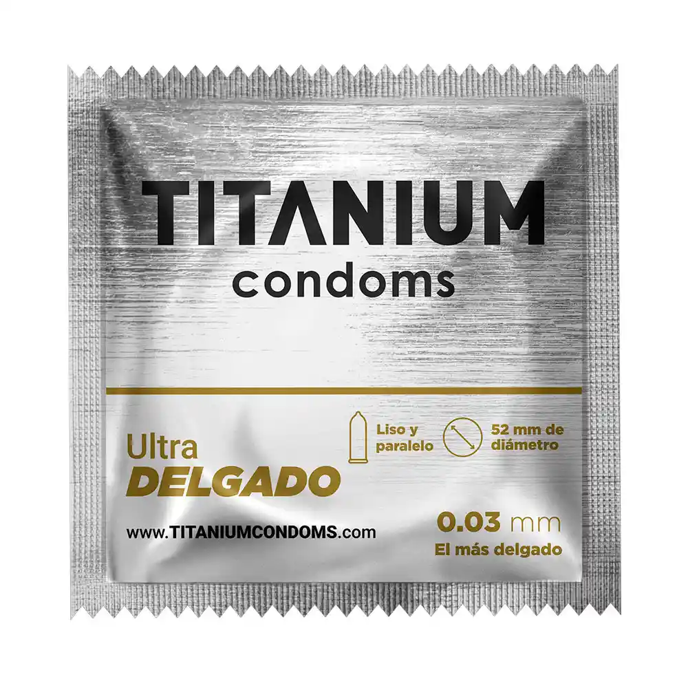 Condones Ultra Delgados X3 Titanium