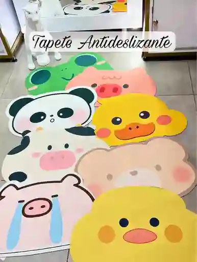 Tapete De Baño Animado Antideslizante