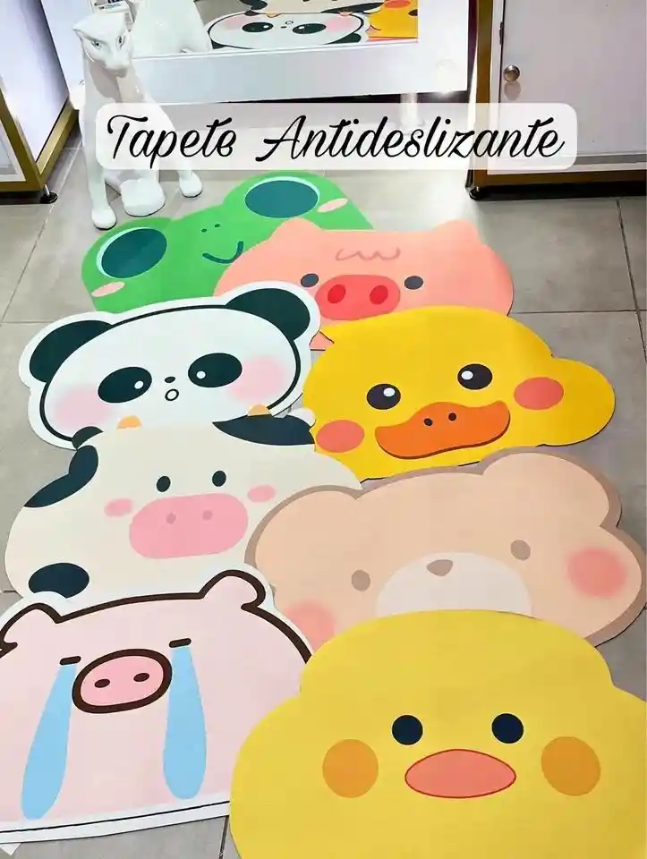 Tapete De Baño Animado Antideslizante