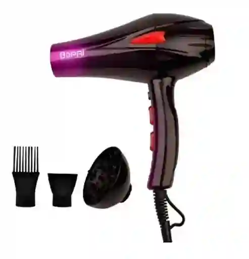 Secador Profesional 4000w Color Violeta Con Negro