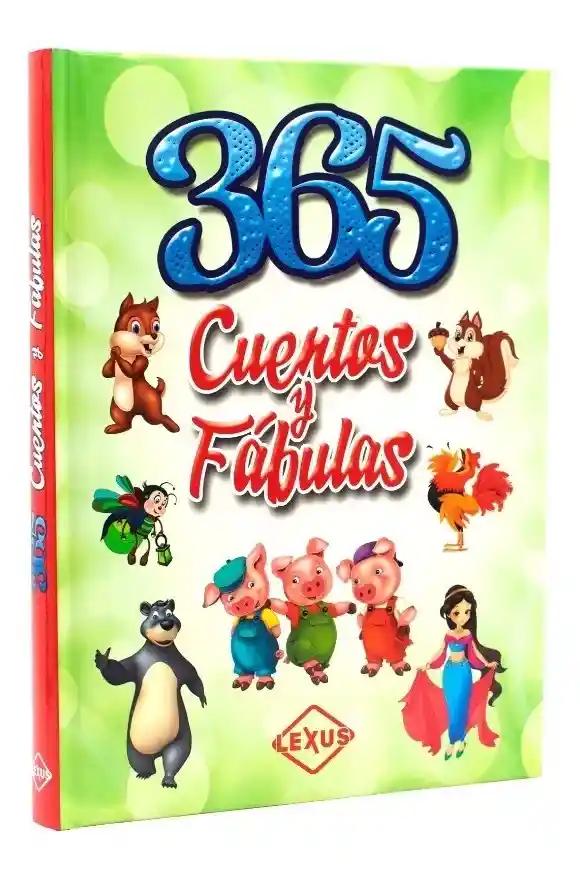 Libro Infantil 365 Cuentos Y Fábulas Lexus Para Niños