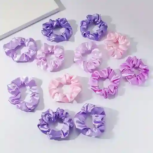 Moña Para El Cabello Magenta (bamba, Scrunchie)