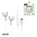 Audifonos Alambricos Manos Libres Tipo C Batri Bt-12