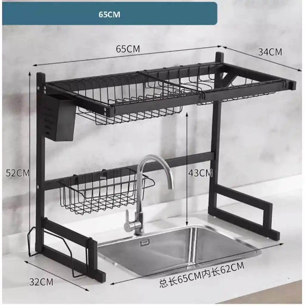 Escurridor Platero De Acero Inoxidable - Ahorrador De Espacio