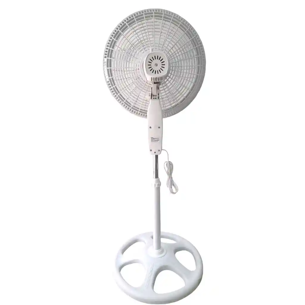 Ventilador Pedestal Pared 18 Pulgadas 75w Coral Blanco