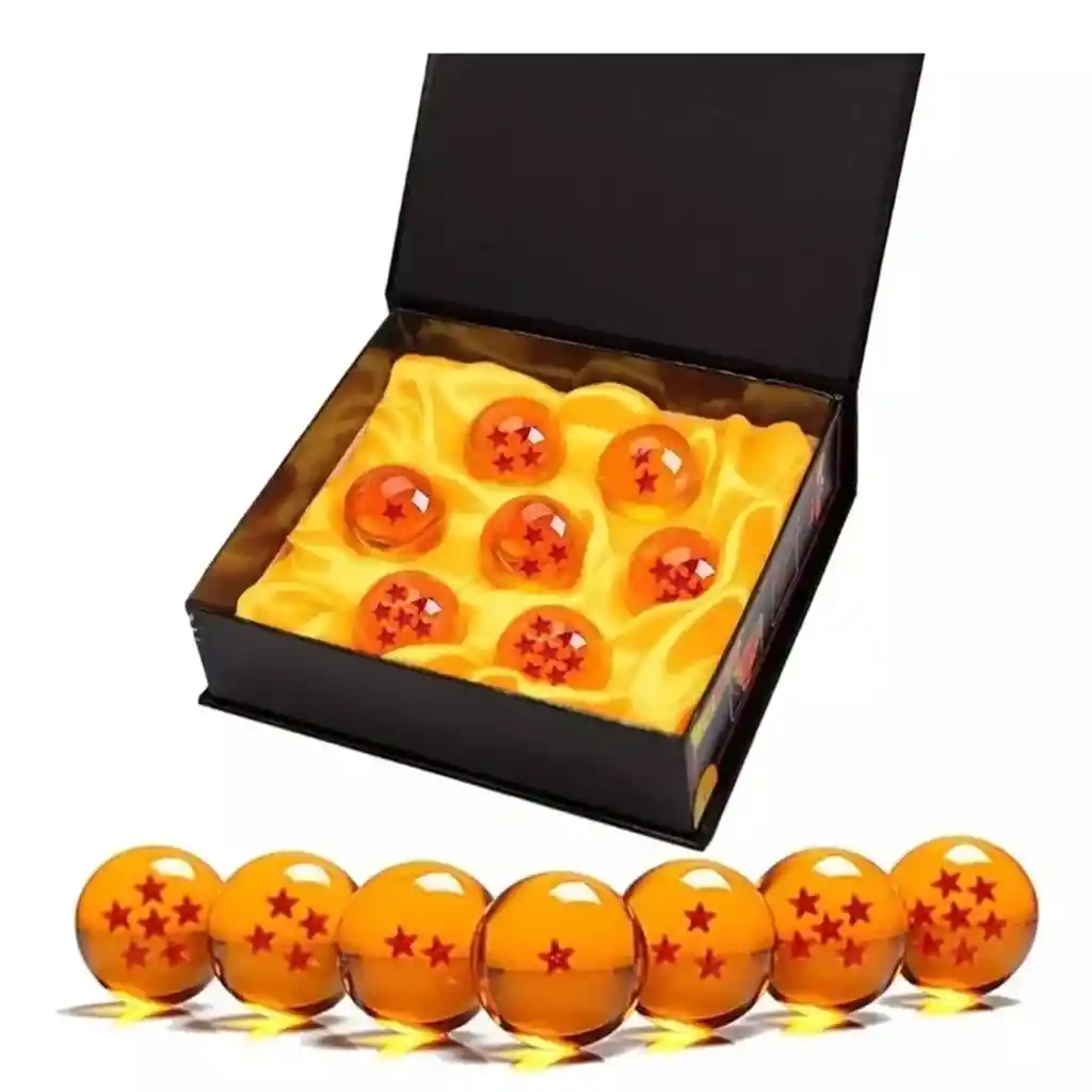 Caja De Colección Dragon Ball Z Con 7 Esferas Del Dragón