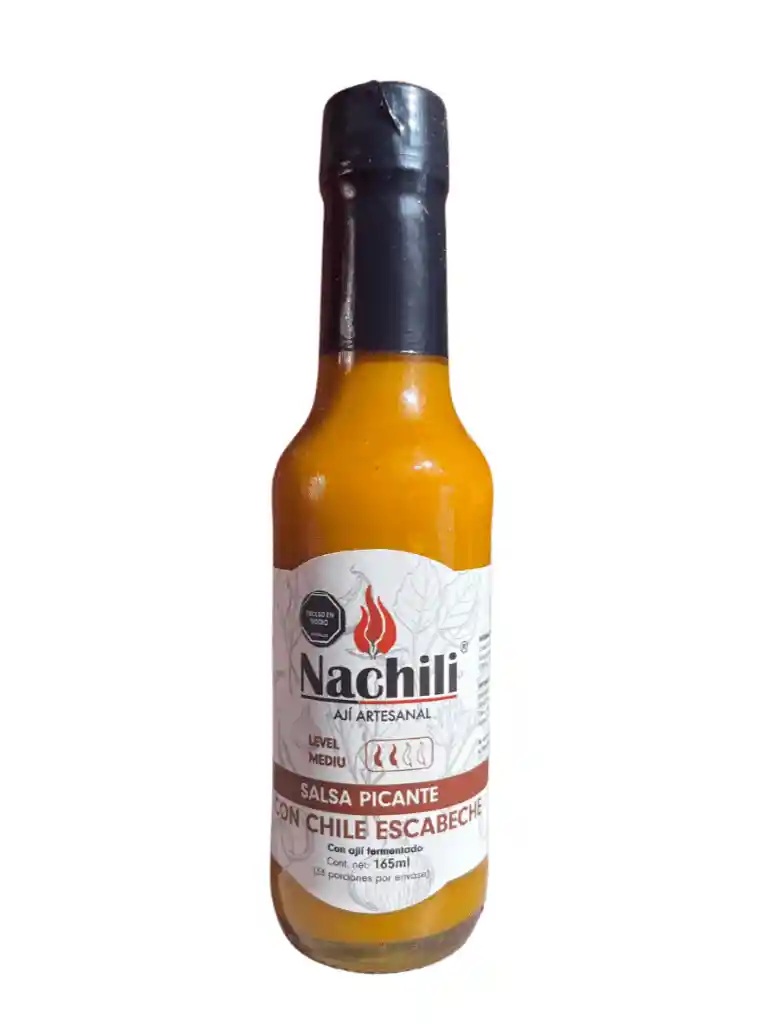 Nachili Ají Artesanal Salsa Picante Con Chile Escabeche 160 Ml