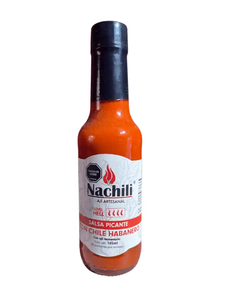 Nachili Ají Artesanal Salsa Picante Con Chile Habanero 160 Ml