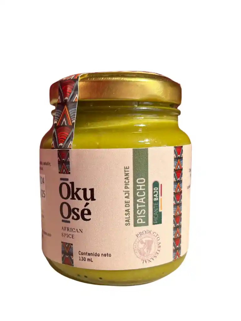 Okuose Salsa Picante Bajo De Pistacho 130 Ml